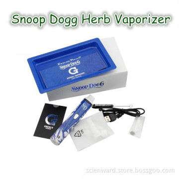 Cool Electronic Cigarette of China Design: Most Popular Wholesale Snoop Dogg G PRO Dry Herb Pen Kit